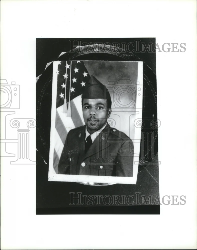 1990 Press Photo John Tyrone Robinson Murder Victim - nef57240