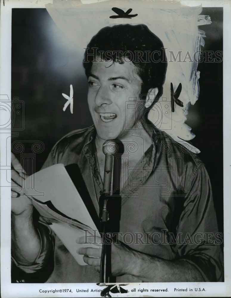 1974 Press Photo Dustin Hoffman stars in "Lenny" a Untied Artist release