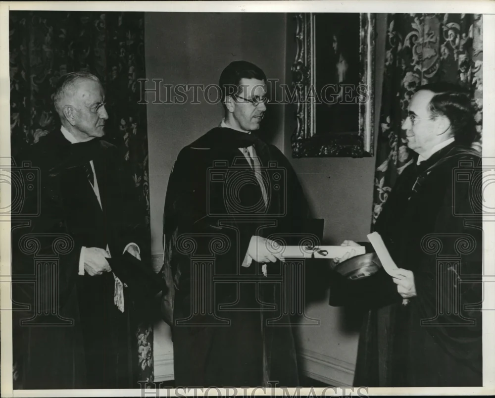 1938 Press Photo New York Honorary Degrees of Doctor of Law Conferred NYC