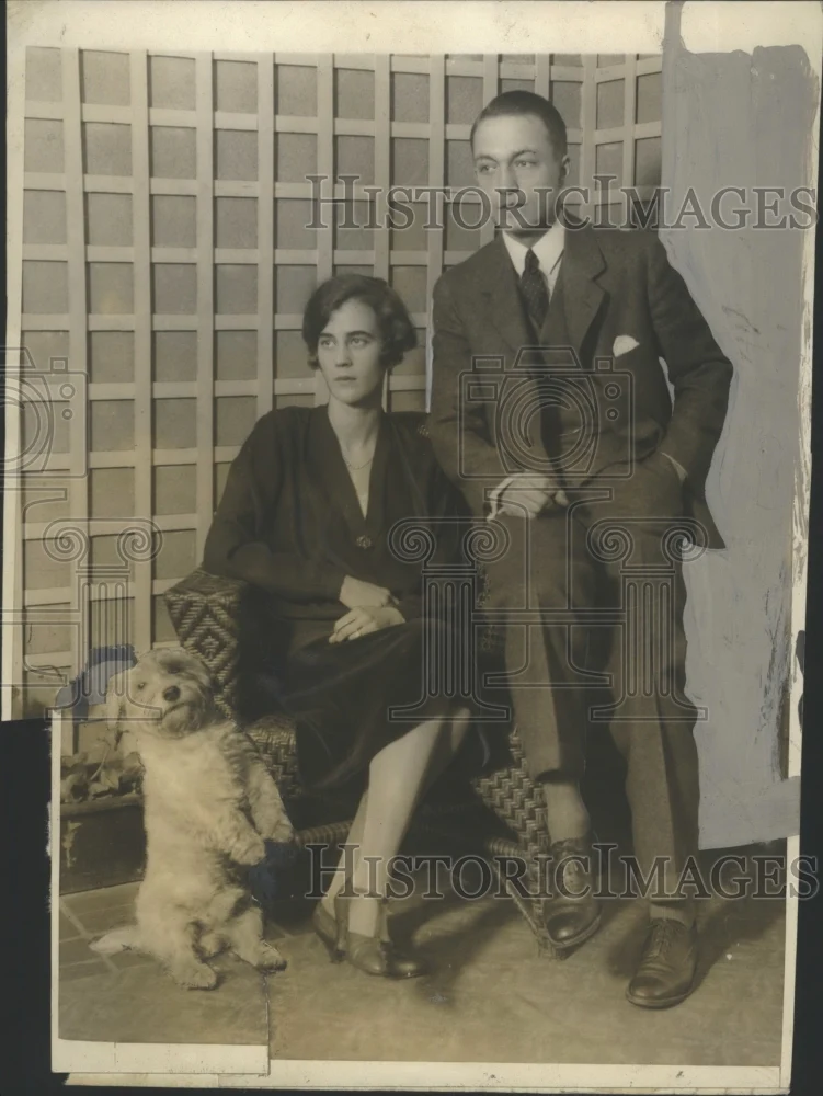 1927 Press Photo Rosamond Reed & Charles Denby Jr. - neo08033