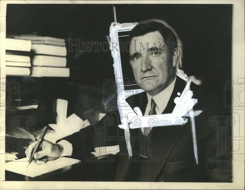 1927 Press Photo P. Scott McBride head of Anti-Saloon League in Washington DC