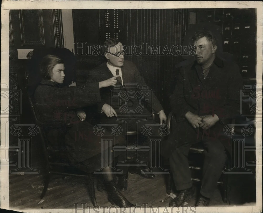 1922 Press Photo Daughter of Kate Mitchell Trostell, Eleanor & Albert Foster