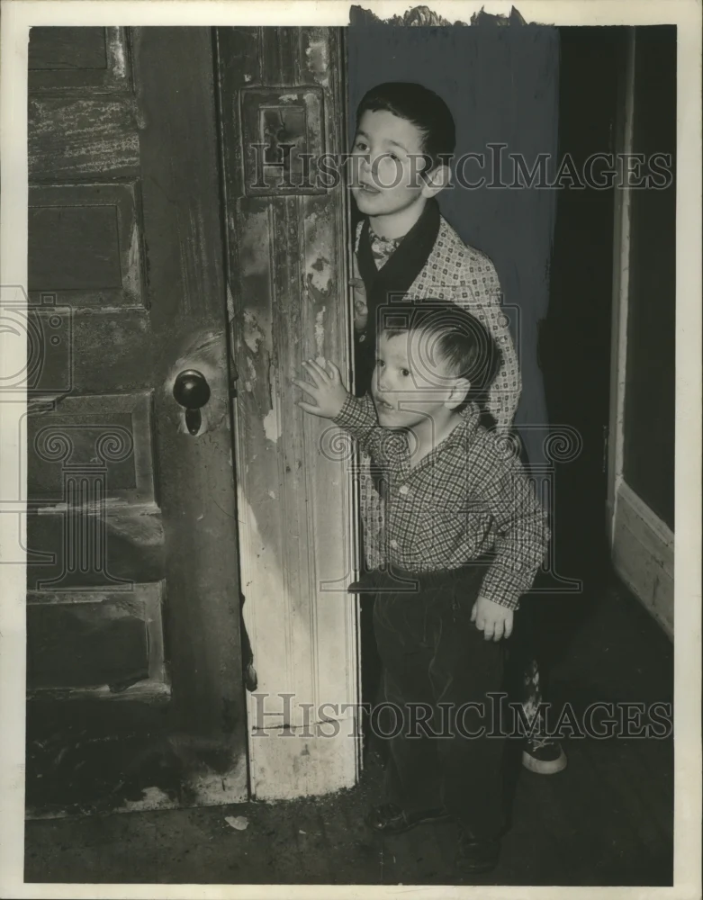 1954 Press Photo Marshall Dyer & Douglas Dyer - neo08612