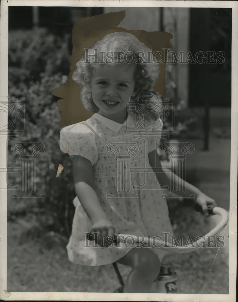 1948 Press Photo Linda Brown, March of Dimes Infantile Paralysis Poster Child