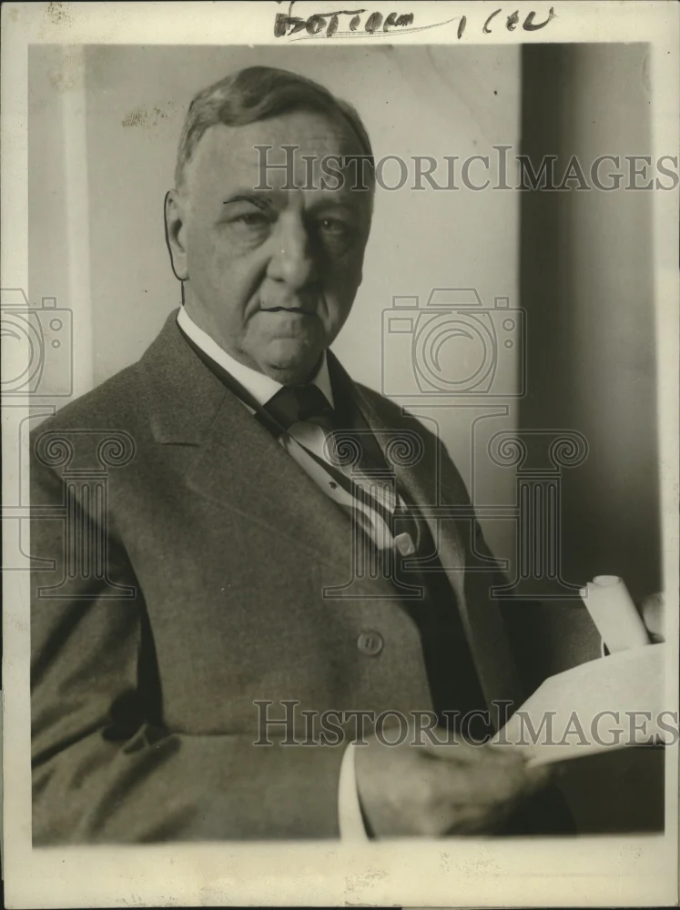 1930 Press Photo Josephus Danies Secretary of the Navy testifys on prohibition