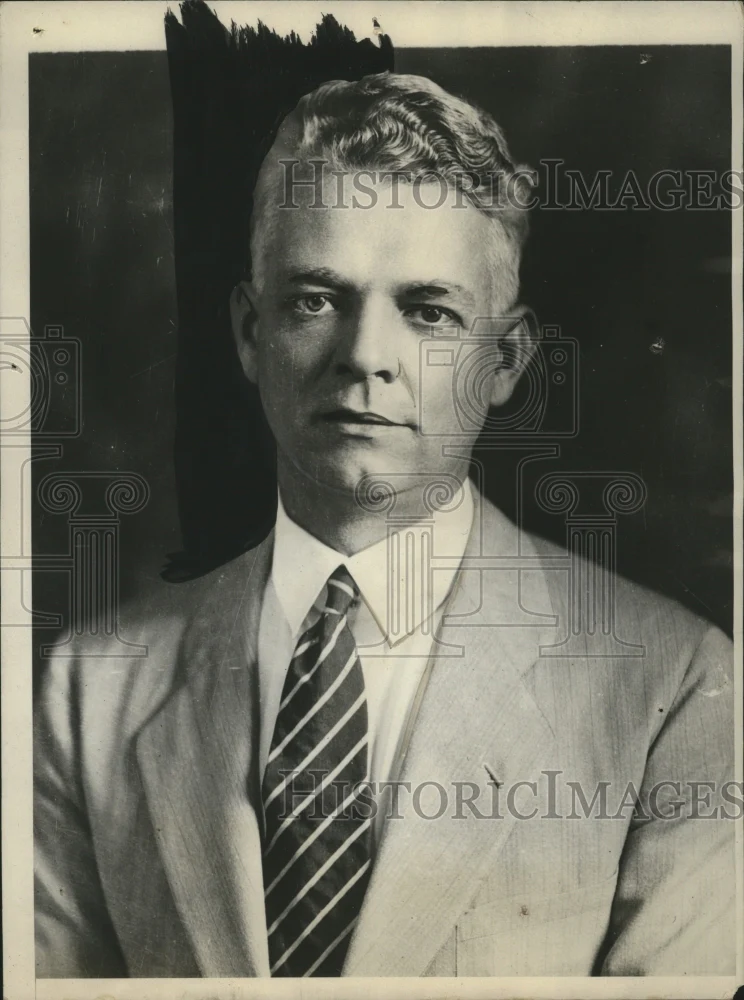 1931 Press Photo Annapolis NY Mayor Walterr E Quenstedt - neo12908