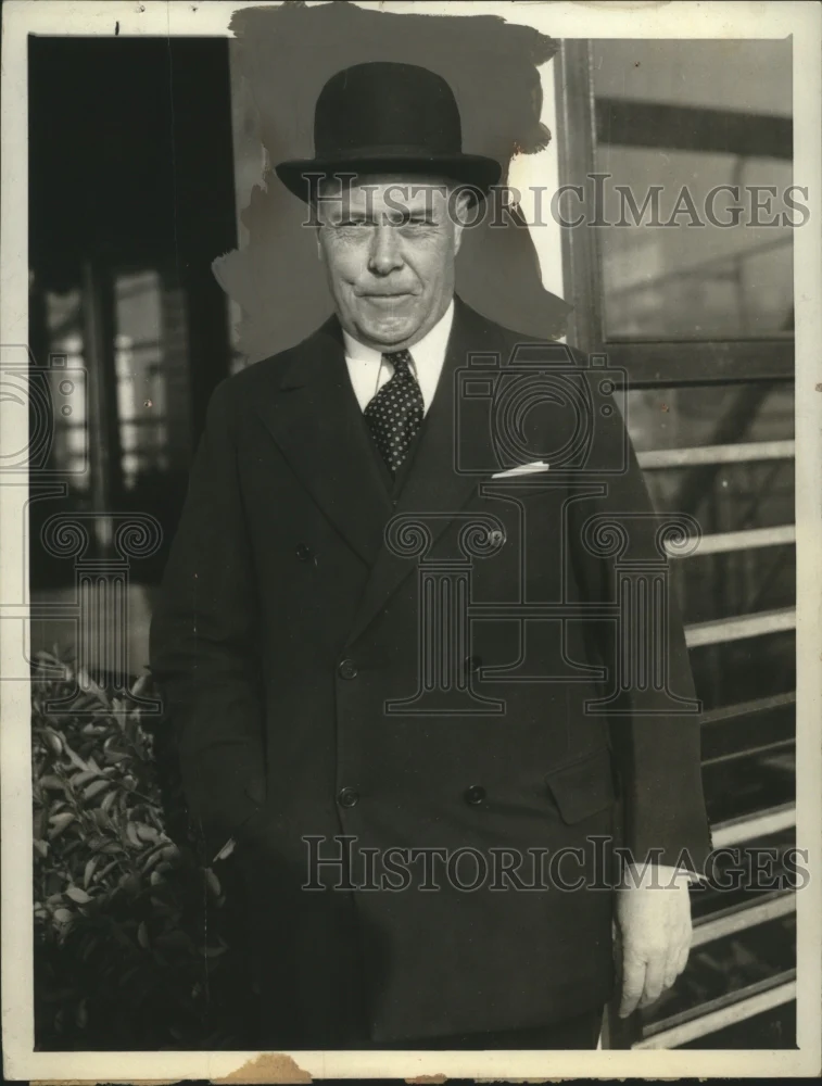 1933 Press Photo Myron C. Taylor US. Steel Chief returns from European Vacation