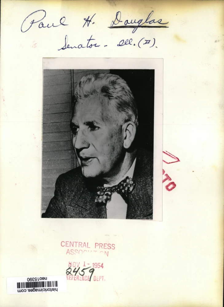 1954 Press Photo Senator Paul H Douglas of Illinois - neo15390 - Image 2