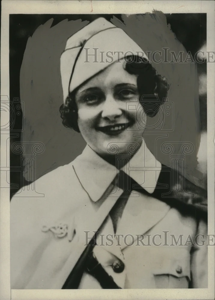 1932 Press Photo Mary Mitchell selected by Gov B.M. Miller to rep Kentucky
