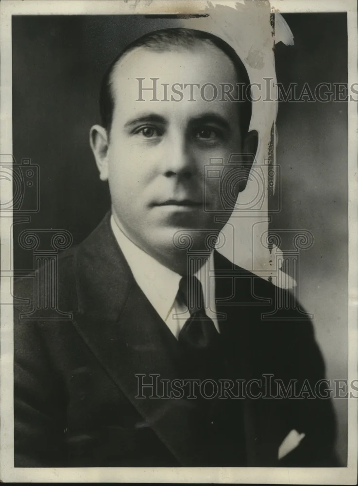 1931 Press Photo Rev Blake Smith Baptist Minister president of Hardin College