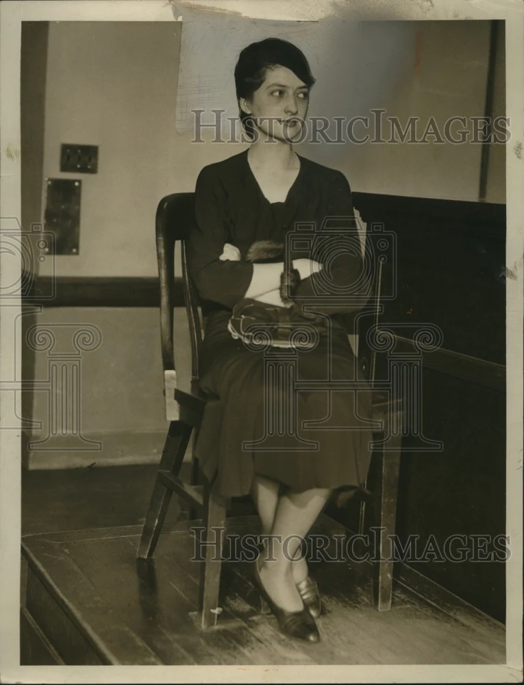 1933 Press Photo Lavran Donbeck charity worker in Cleveland Ohio - neo24561