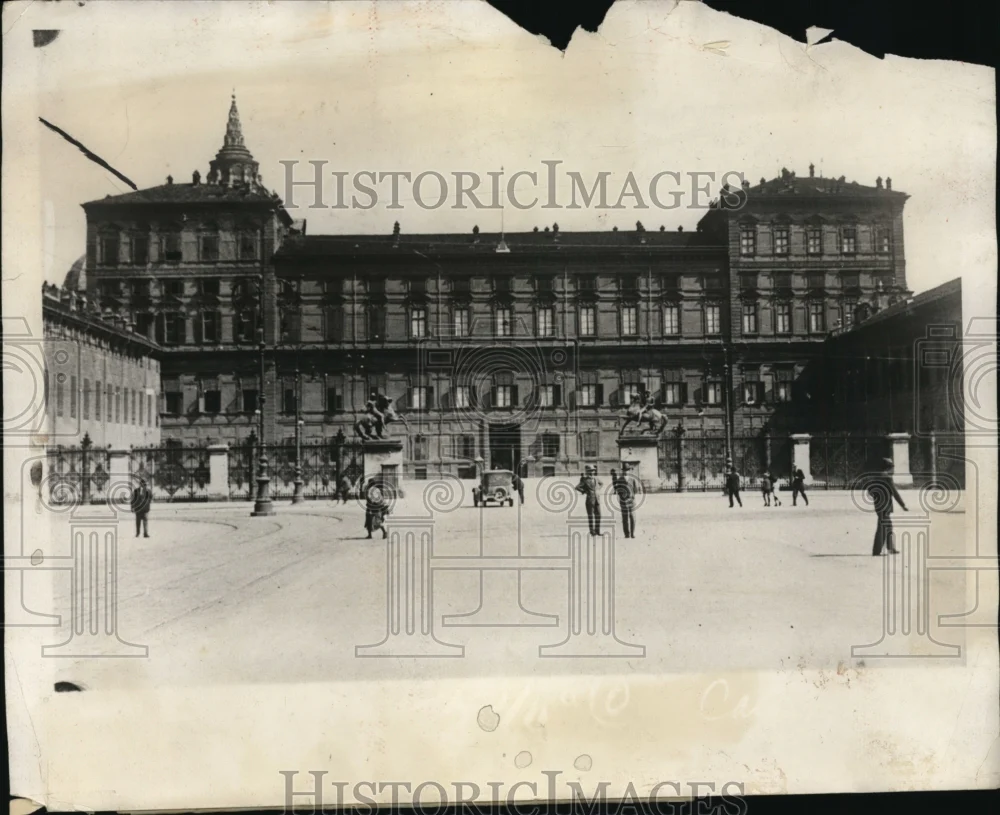 1929 Press Photo Turin Italy palace of Crown Prince Umberto, Princess Marie Jose