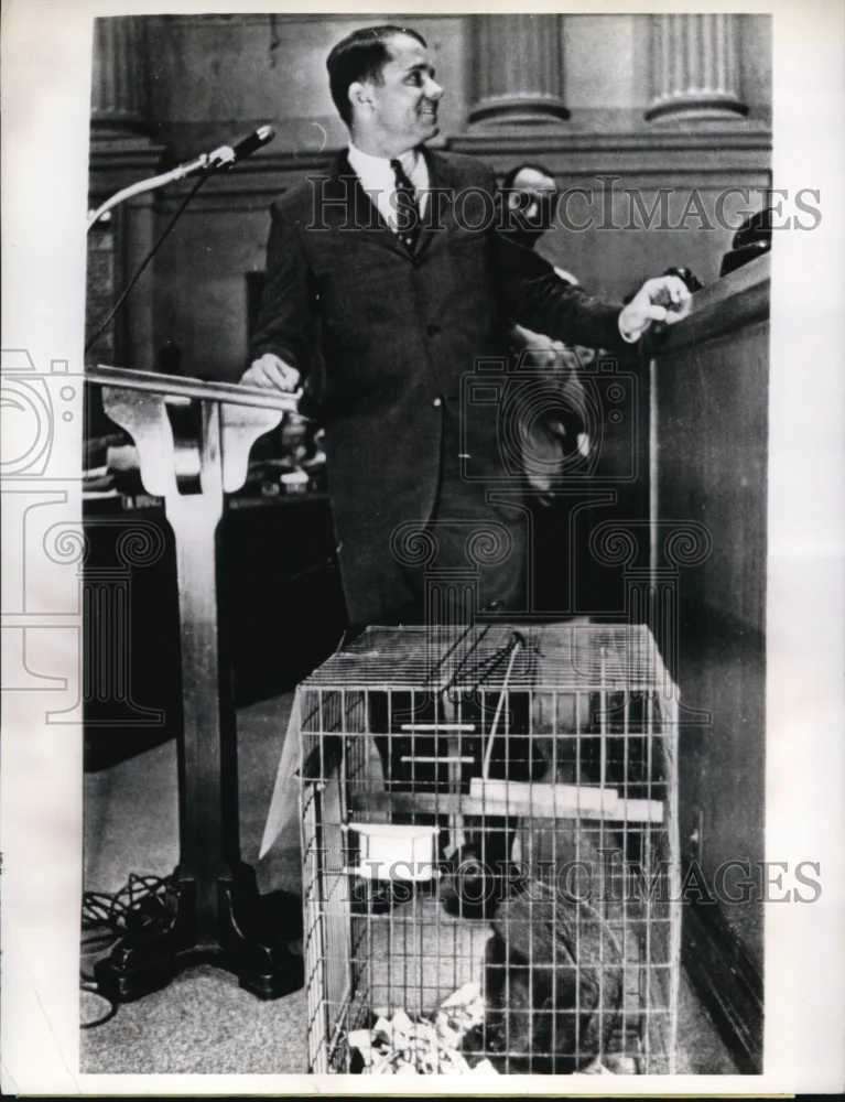 1967 Press Photo State Rep Jack Smith at Nashville Tenneessee - nep00997