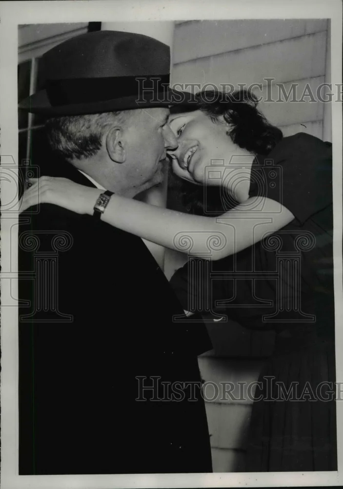 1940 Press Photo Montana Senator Burton K Wheeler & daughter in DC - nep02820