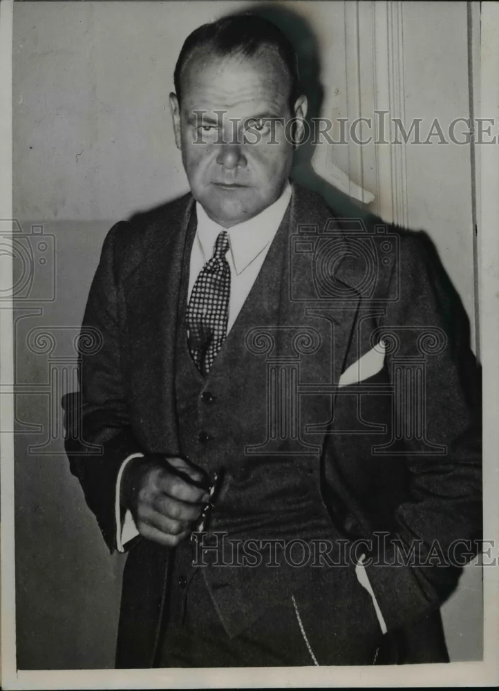 1935 Press Photo Dr Isaac D Kelly of St Louis victim of kidnap by Mrs Muench