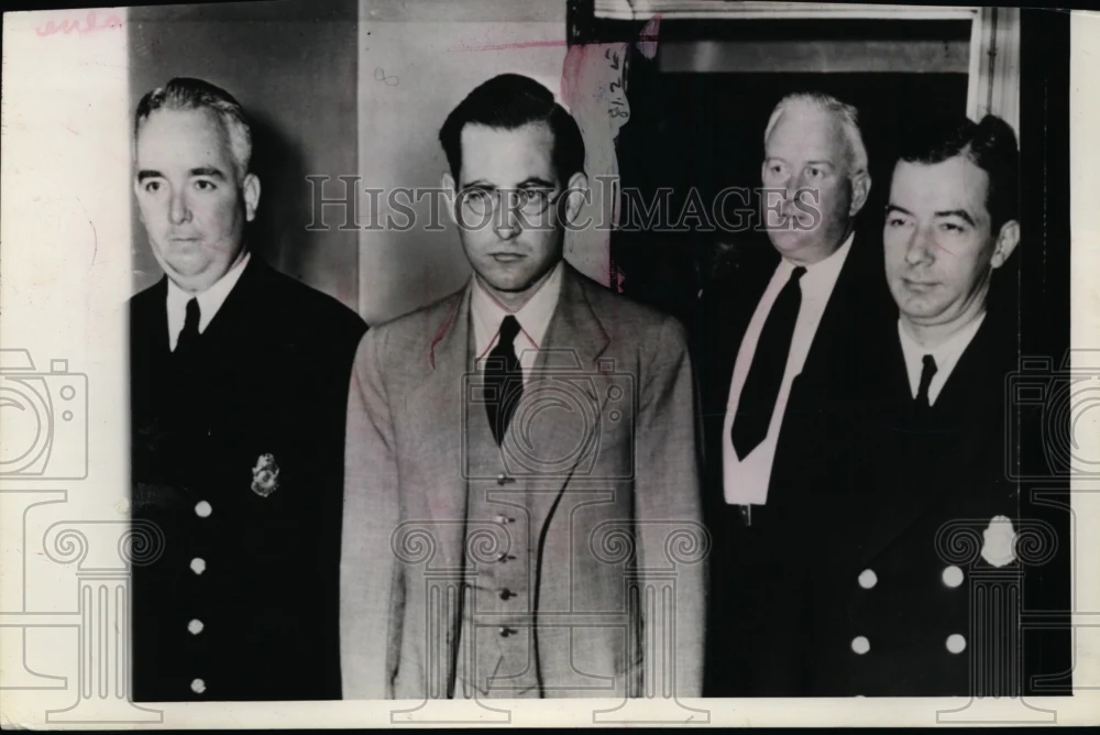 1942 Press Photo Amer Exchange Student Alleged Turned Spy, Herman Friedrich