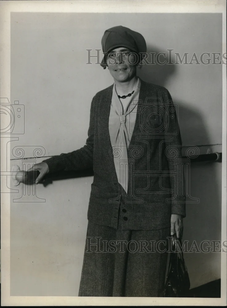 1930 Press Photo NYC, Miss Virginia C Gildersleeve, dean of Barnard College