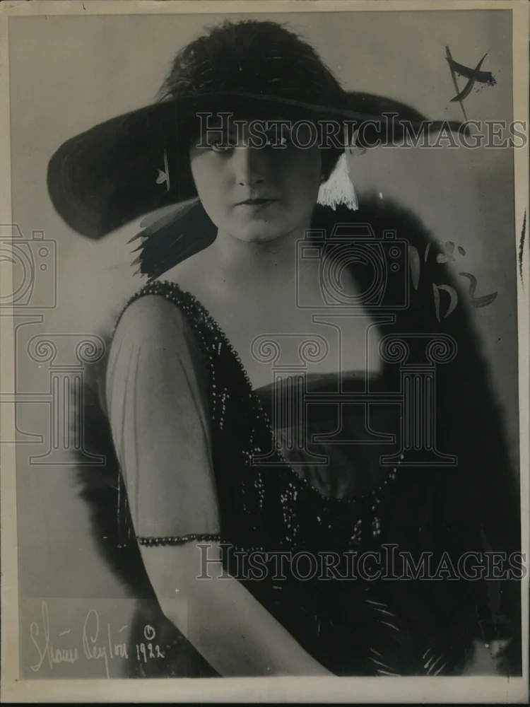 1922 Press Photo Mrs Lawrence E Smith of Kansas City perished with her husband