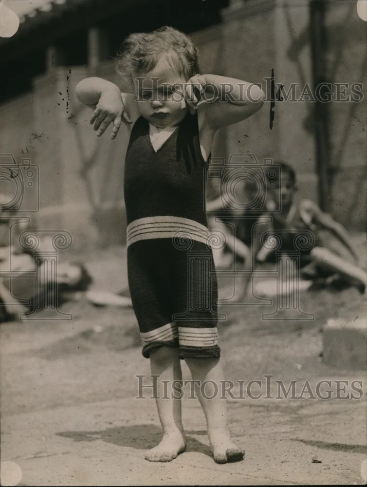 1920 Press Photo Lloyd Eller son of hurdler Bob Eller in Wash DC
