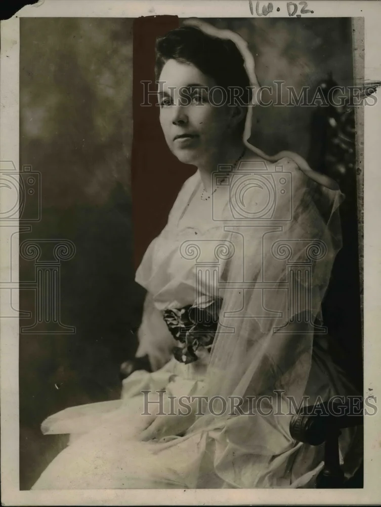1920 Press Photo Mrs George H White wife of Democratic chairman