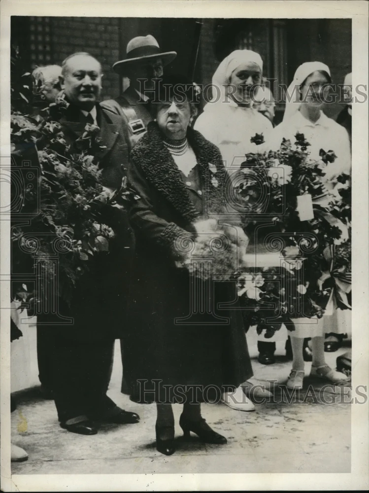 1931 Press Photo Mrs. John Francis Combs with the marshalls