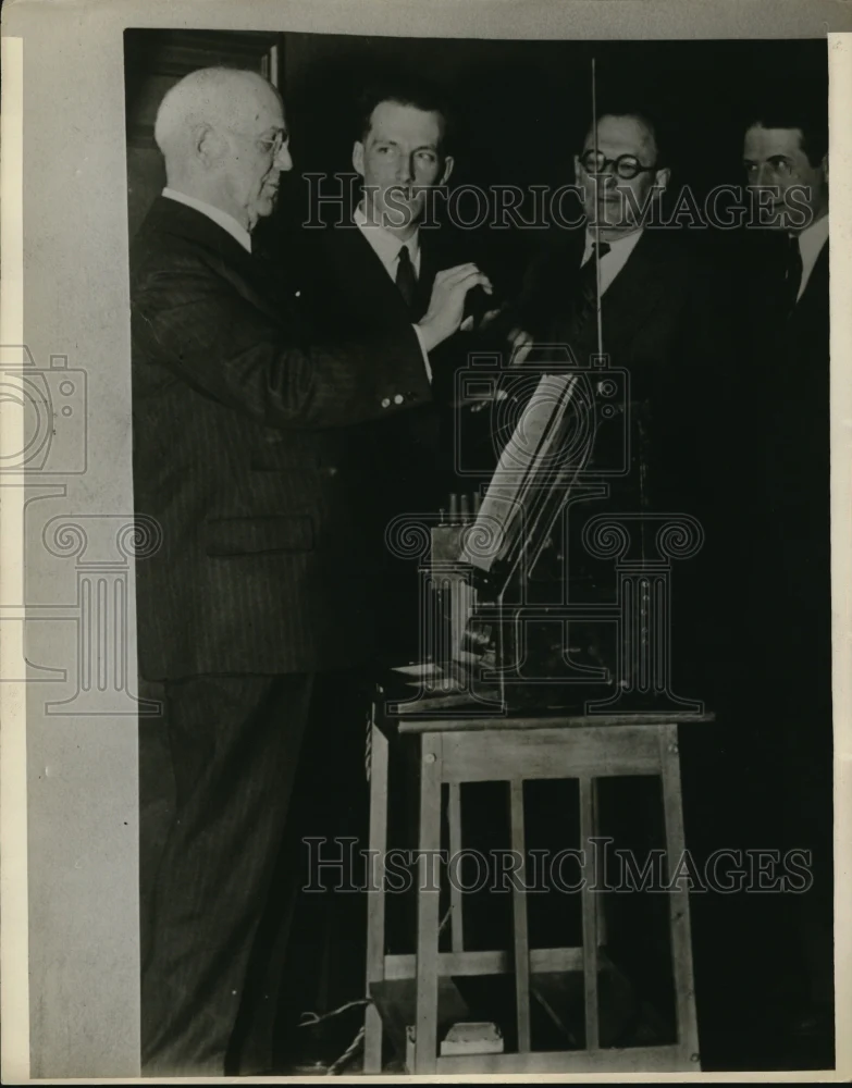 1928 Press Photo William H Murphy of Detroit & others