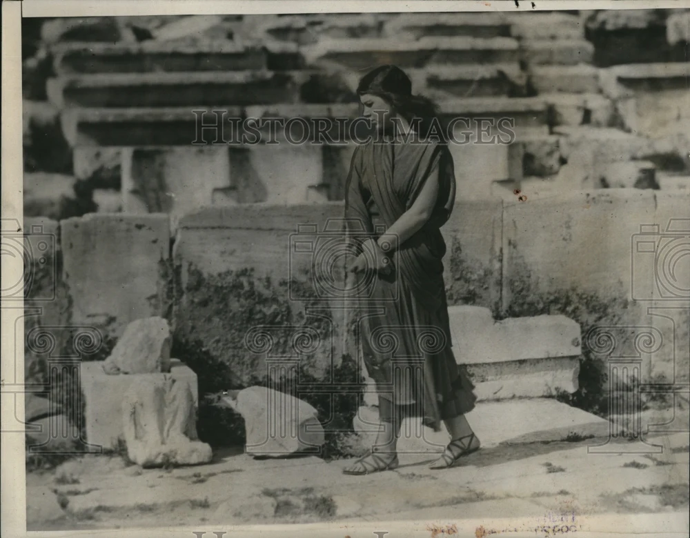1933 Press Photo Nila Cram Cook, partial inspiration for Ghandi's fast.