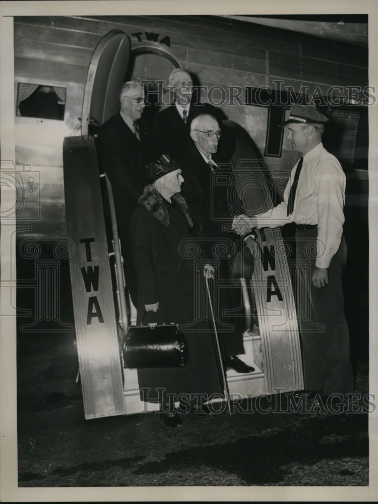 1937 Press Photo The four oldest pioneers of California who came to California
