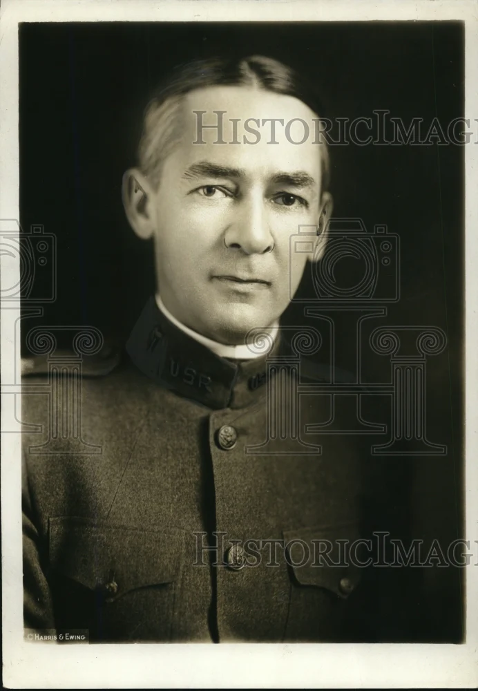 1924 Press Photo Mitchell James of Wash DC in military uniform