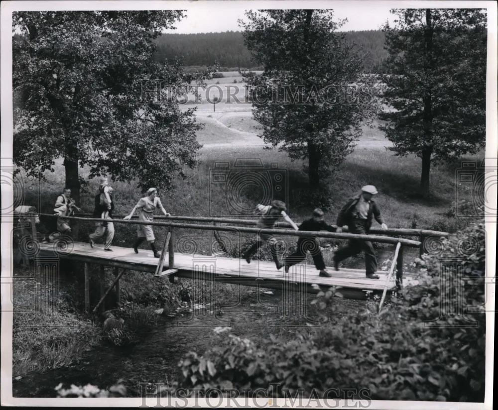 1952 Press Photo Kronach in Bavaria Germany