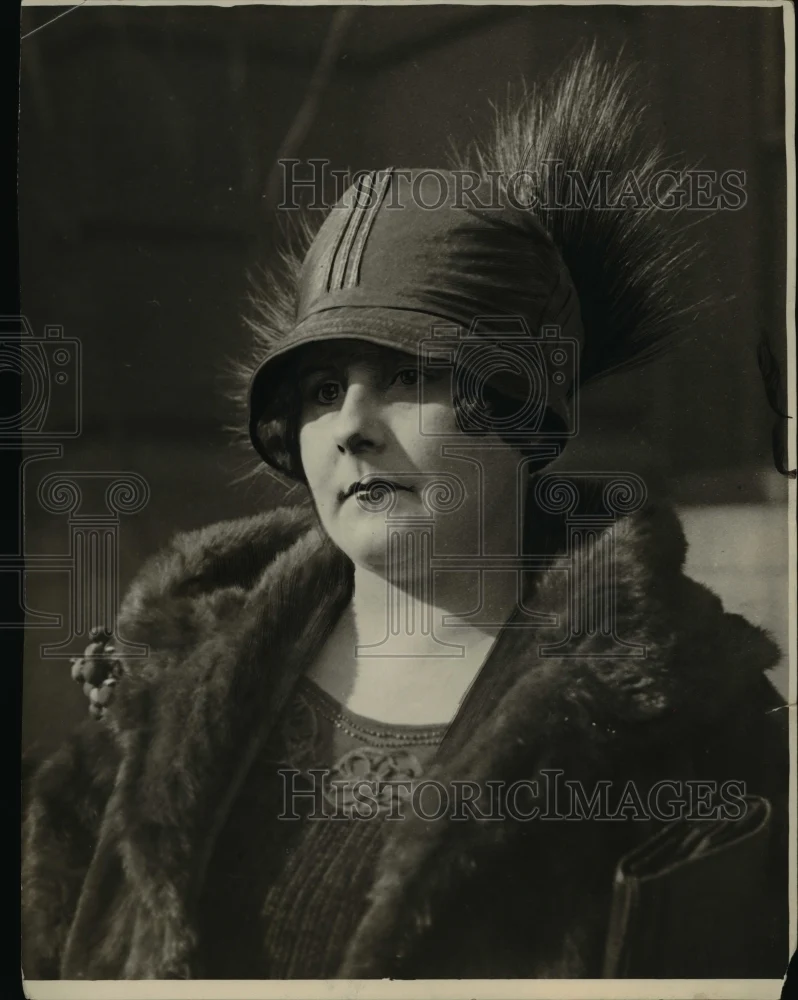 1925 Press Photo Mrs. Margaret Texier, who spanked girl who was w/ husband