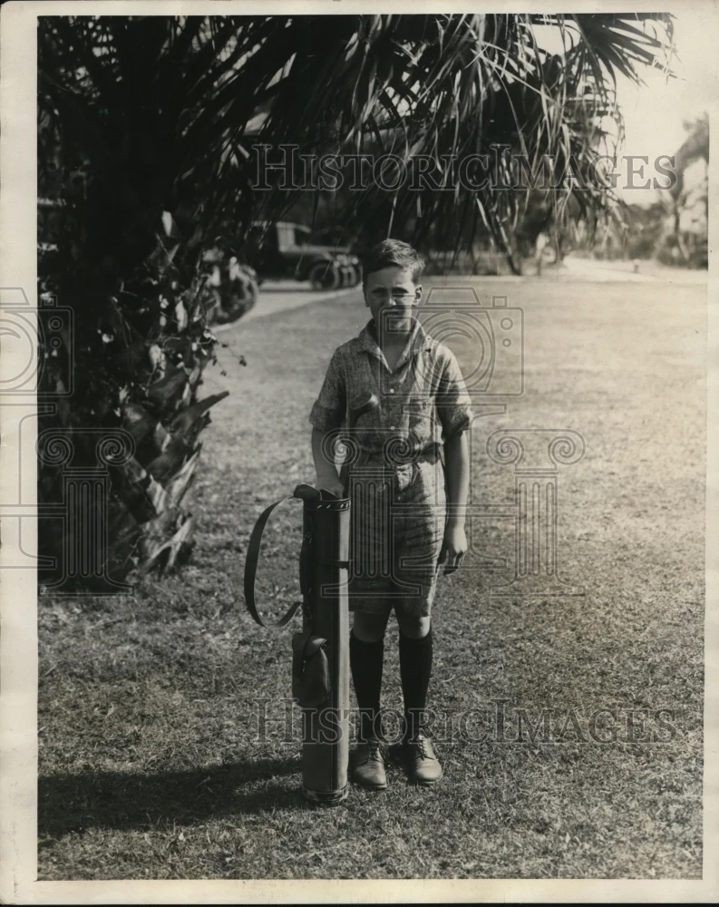 1923 Press Photo John Sargent Pillsburg Jr of Minneapolis golfing