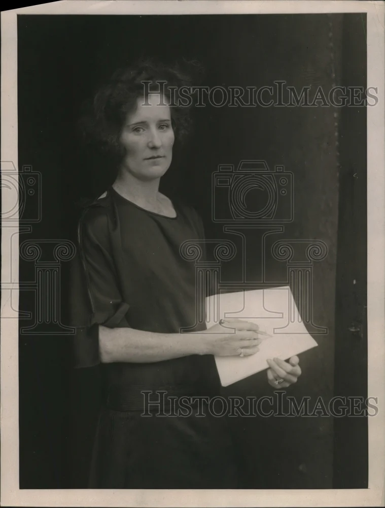 1922 Press Photo Mrs Anna Patch Pres Morningside Girls Club
