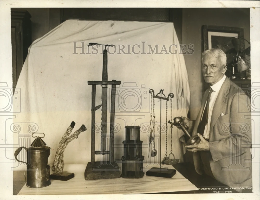1926 Press Photo Dr Hough curator of anthropology Smithsonian