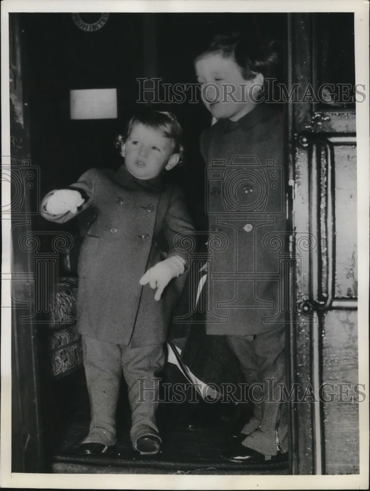 1939 Press Photo London Prince Edward & Princess Alexandra