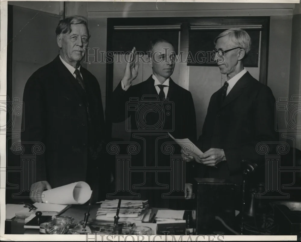 1929 Press Photo Wm. Mitchell(C) Attorney General appointment