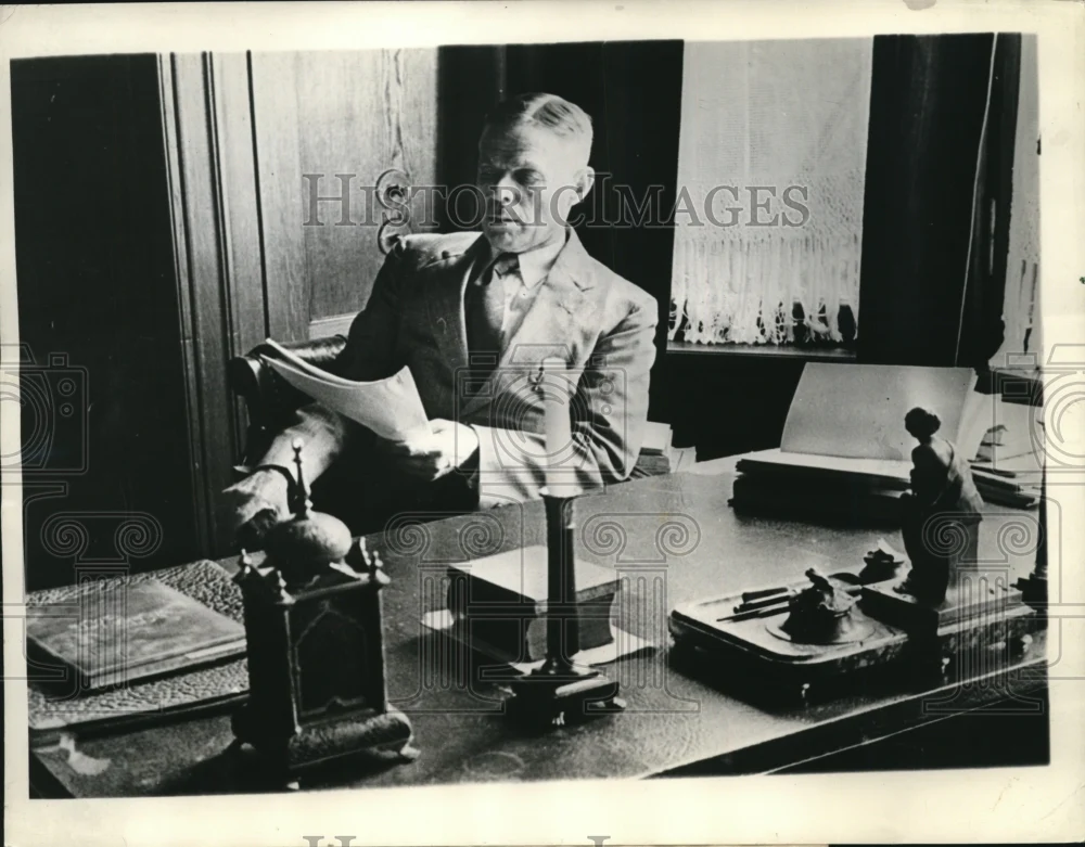 1934 Press Photo Professor Willia E Dodd US Amb to Germany