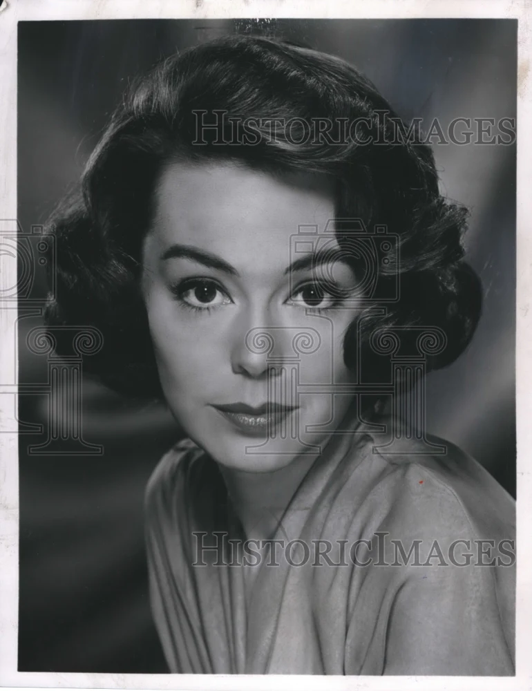 1966 Press Photo Barbara Rush on TV Magazine