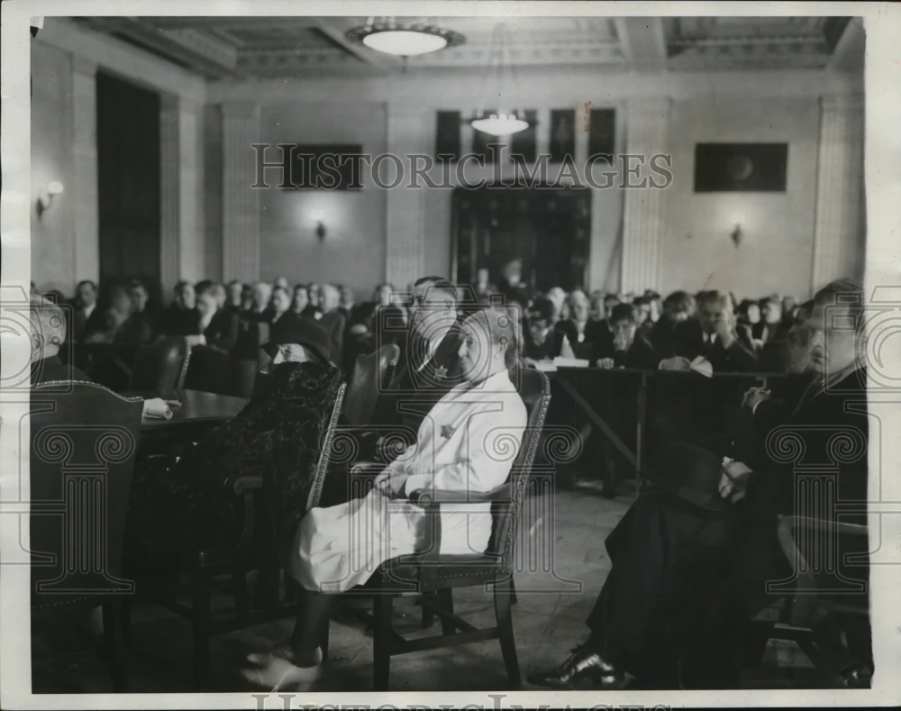 1934 Press Photo Opening of Dr. Alice Wynekoop Murder Trial, Chicago - ney13989