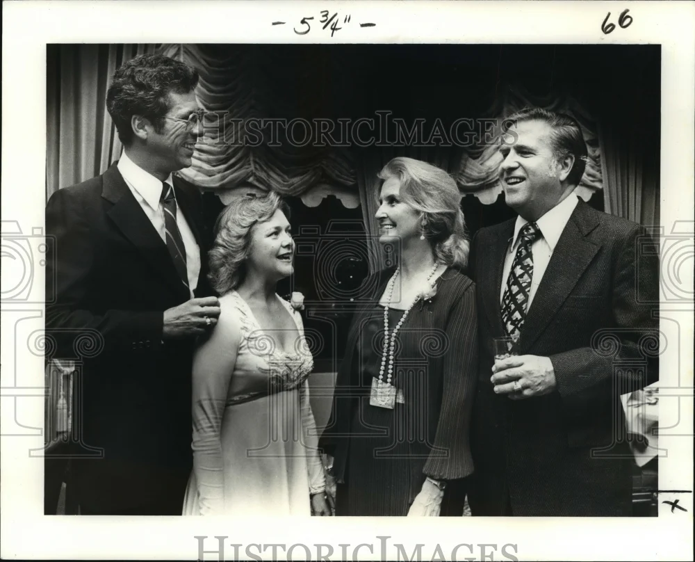 1979 Press Photo New Orleans Society-Jim & Camille Yeldell, Carol & Don Andrews