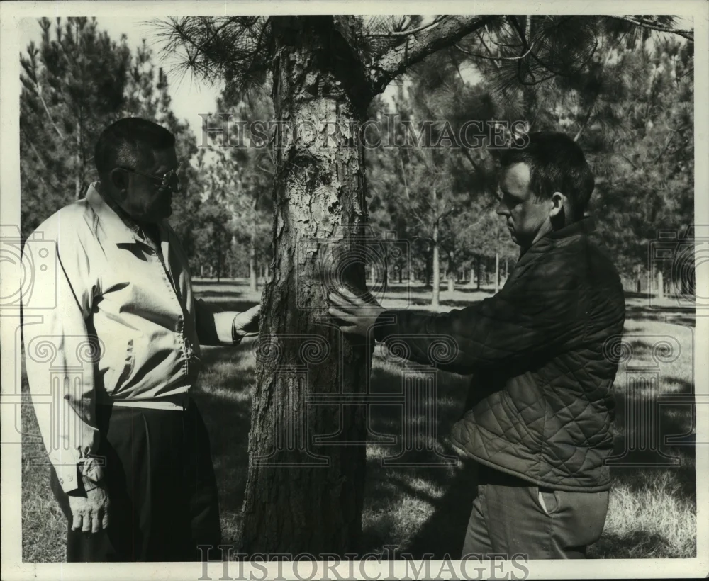 1971 Press Photo Marion Bonner, conservationist & Leonard Bosch, forester