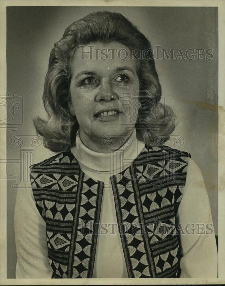1971 Press Photo Evelyn J. Garic, National Association of Women in Construction