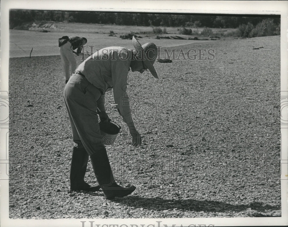1961 Press Photo Martin Stanford, lead civil engineering dept. into oil co.