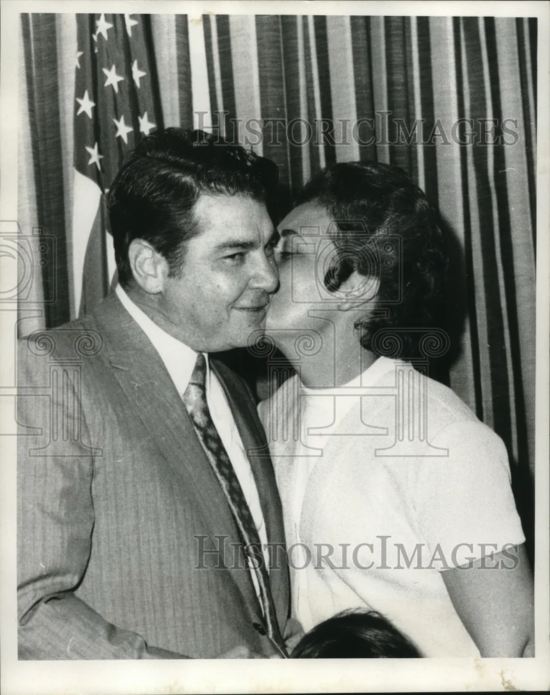 1970 Press Photo New police Superintendent Clarence Giarusso with wife Katherine