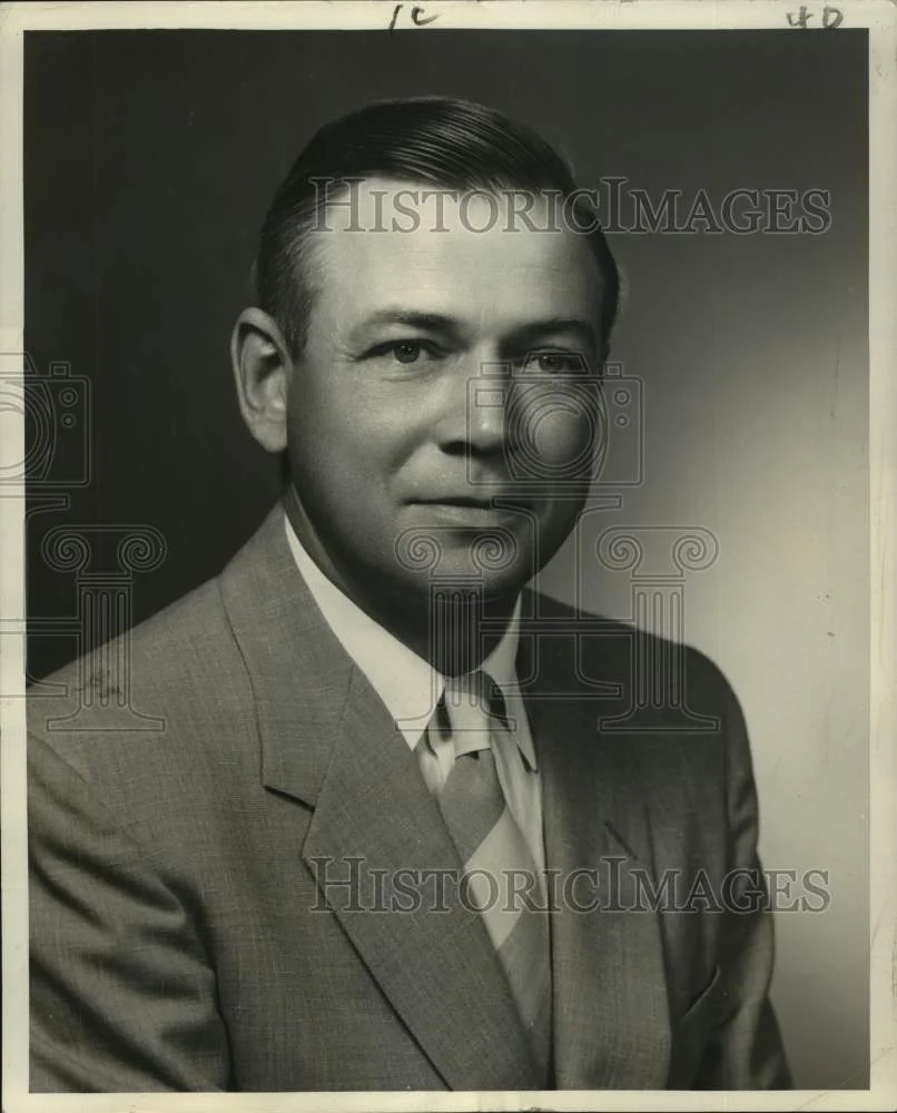 1958 Press Photo Charles M. Modell, vice-president of Aero Service Corporation
