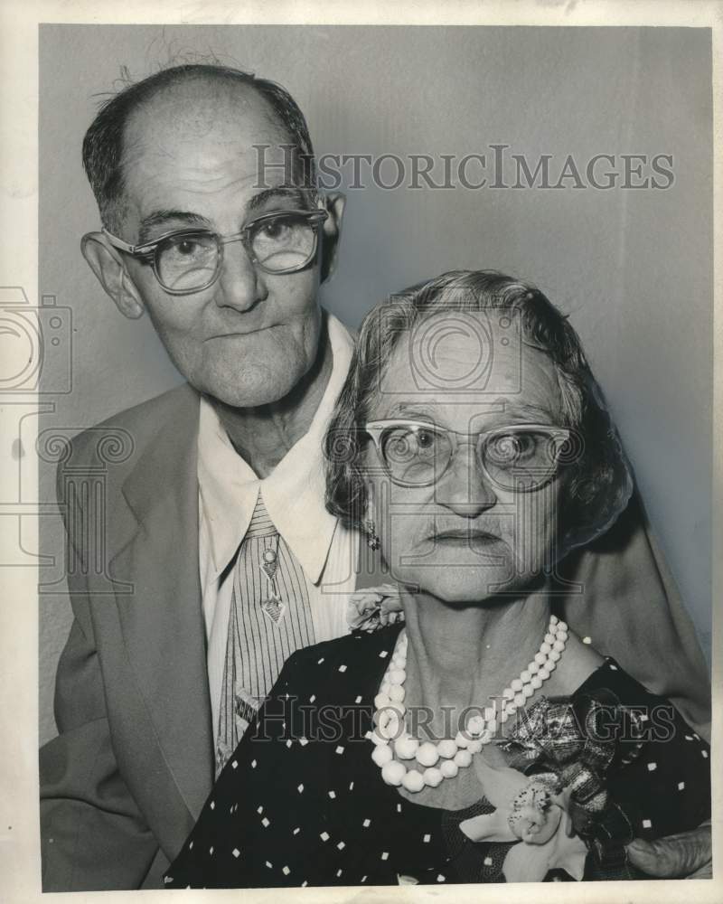 1965 Press Photo Mr. & Mrs. Eugene Hoeltke Celebrate 50th Wedding Anniversary