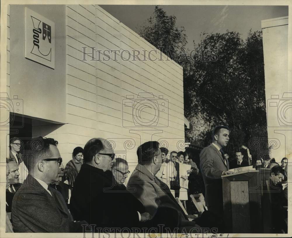 1964 Press Photo Leaders at Louisiana Hospital for Women and Children dedication
