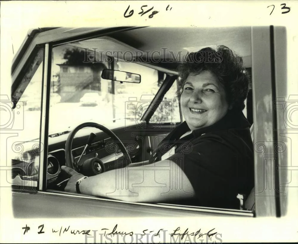 1978 Press Photo Nurse Rosemarie Langeman on her rounds - nob60587