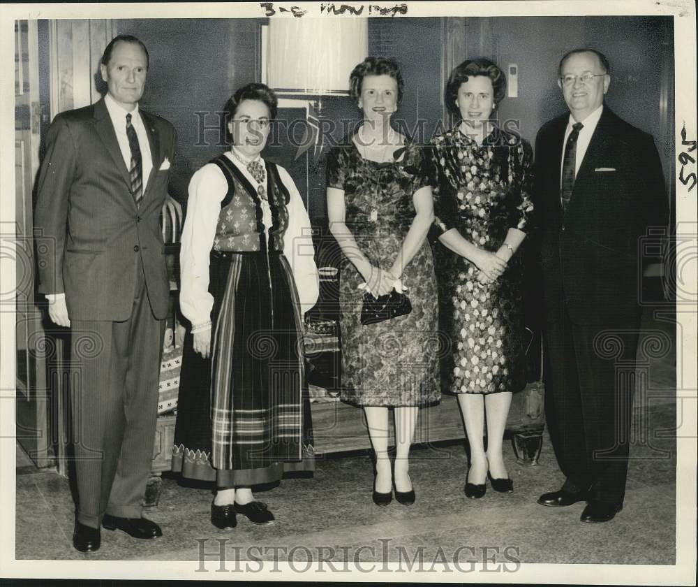 1961 Press Photo Ladies Advisory Committee at Norwegian Night - nob80393
