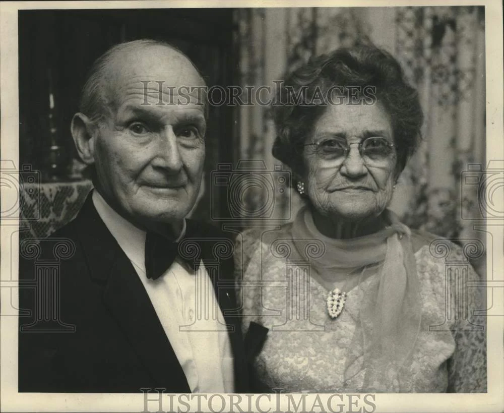 1969 Press Photo Mr. and Mrs. Louis L. Millet celebrate 67th wedding anniversary